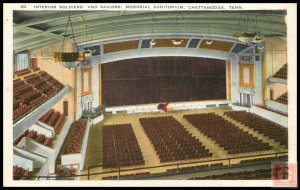 Interior Soldiers' and Sailors' Memorial Auditorium, Chattanooga, Tenn