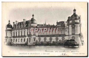 Postcard Old Chateau of Chantilly north Riviera