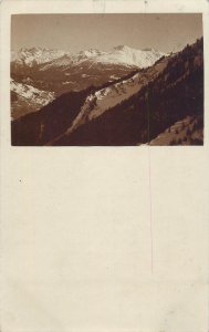 Mountaineering Italian Alps alpine mountains scenic photo postcard 1926