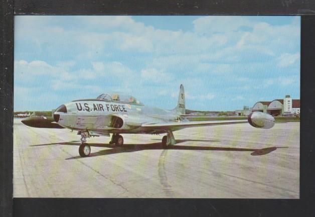 Lockheed T-33A Shooting Star Postcard 