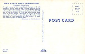 Airport fountain, greater Pittsburgh airport Pittsburgh, PA, USA Airport Unused 