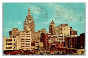 Vintage 1967 Postcard The Skyline of Tulsa Oklahoma Oil Capital of the World