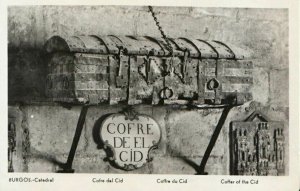 Spain Postcard - Burgos Cathedral - Coffer of The Cid - TZ11089