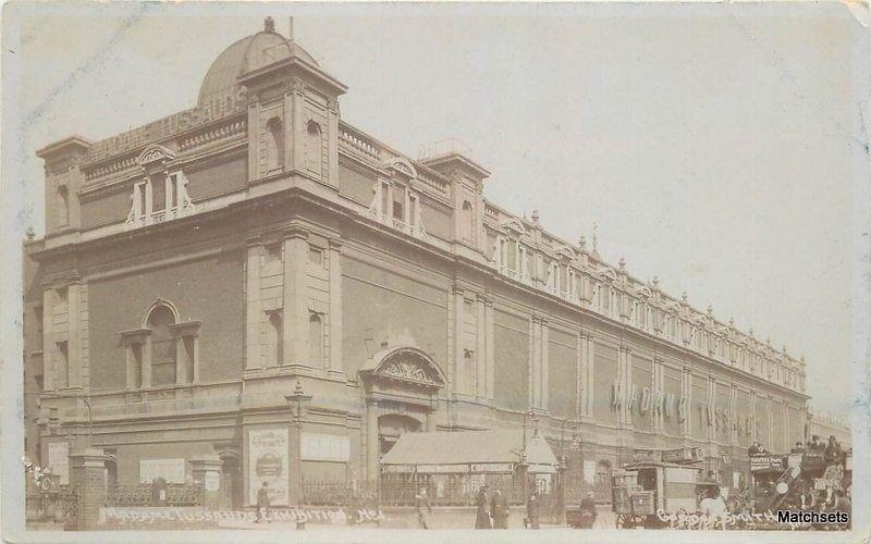 Circa 1920 LONDON, UK Madam Tussad's Exhibition Wax museum RPPC postcard 5727