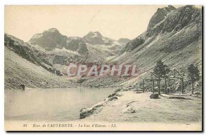 Postcard Old Env Cauterets Lake Estom