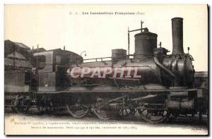 Postcard Old Train Locomotive Machine 030802