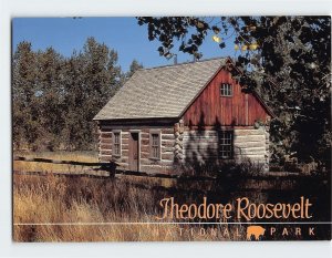 Postcard Maltese Cross Cabin Theodore Roosevelt National Park North Dakota USA