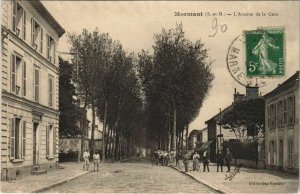 CPA MORMANT Avenue de la Gare (19688)