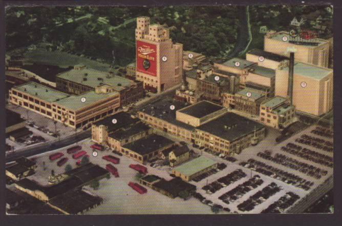 Miller Brewing,Milwaukee,WI Postcard 