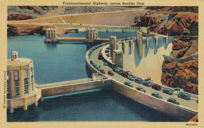 USA Transcontinental Highway across Boulder Dam 03.06