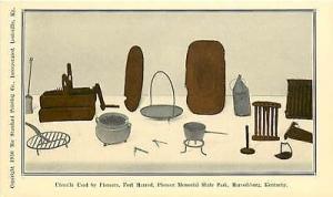 KY-HARRODSBURG-PIONEER MEMORIAL STATE PARK-UTENSILS-FORT ...