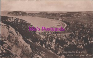 Wales Postcard - Llandudno and Little Orme From Great Orme HM470