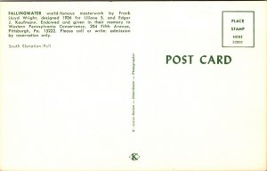 Six Postcards Frank Lloyd Wright Fallingwater in Mill Run, Pennsylvania~3847 