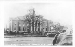 F15/ Fayette Alabama Real Photo RPPC Postcard c50s County Court House