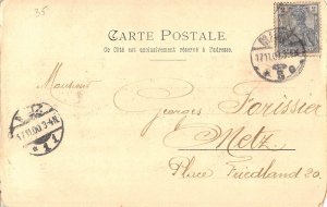 L111 France 1900-01 Militaria uniform French Army early nine postcard