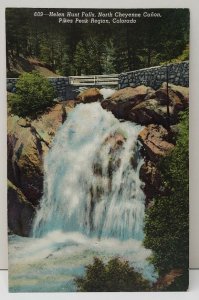 Colorado Helen Hunt Falls, North Cheyenne Canon, Pikes Peak Region Postcard C10