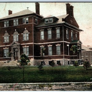 c1910s Columbia, PA Hospital Postcard BD Beittel Stamped Printed Gt Britain A170