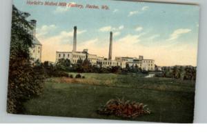 RACINE WI Horlick's Malted Milk Factory c1910 Postcard