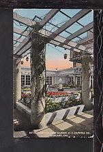 Roof Garden,H C Capwell Co,Oakland,CA Postcard 