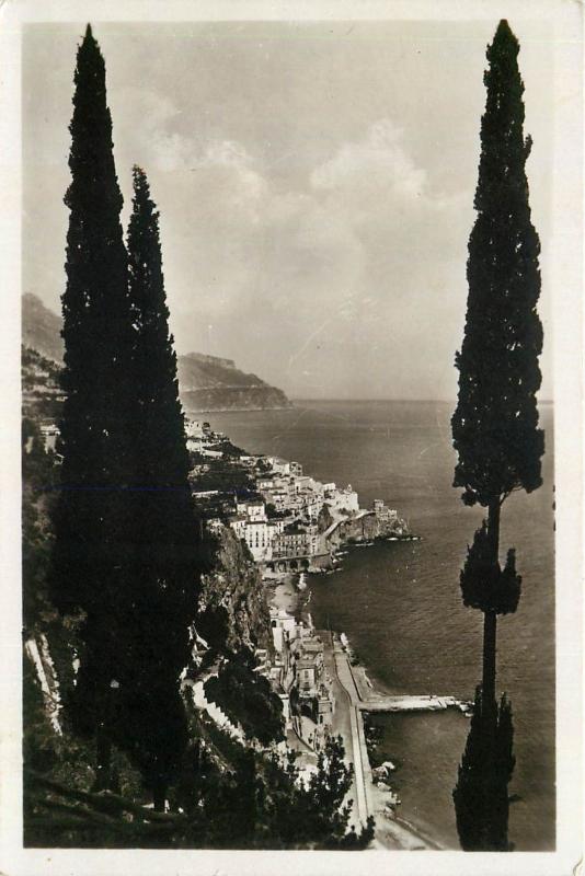 Italy Amalfi Panorama dal Bosco dell` Hotel Cappuccini