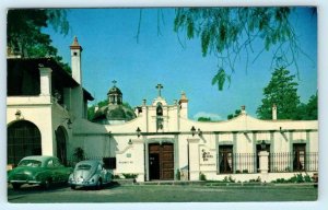 MEXICO CITY ~ San Angel Inn RESTAURANT ANTIGUO Roadside ca 1960s VW Bug Postcard