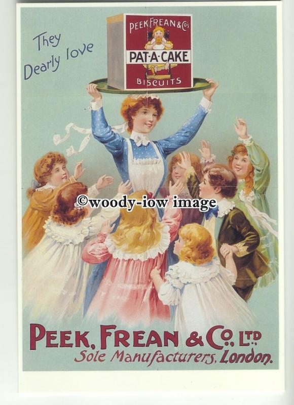 ad0299 - Pat A Cake Biscuits - Peek Frean & Co Ltd - Modern Advert Postcard