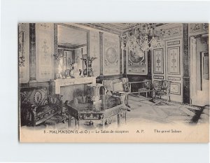 Postcard The grand Saloon, Malmaison, Rueil-Malmaison, France