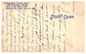 Greetings from New Hampshire  LARGE LETTER