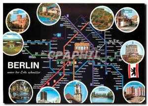 Postcard Modern Berlin unter der Erde Schneller