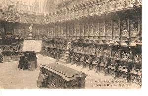 Postal 027493 : Burgos: Catedral, Coro por Felipe de Borgo?, siglo XVI