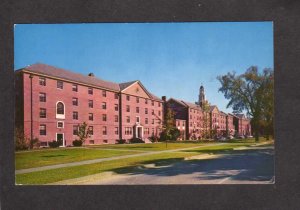 MA Women's Dorm Dormitory University of Massachusetts Amherst Postcard