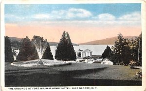 Grounds at Fort William Henry Hotel Lake George, New York