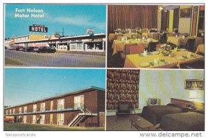 Fort Nelson Motor Hotel , Alaska Highway Mile 300 . FORT NELSON . B.C. , Cana...