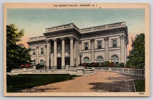 The Marble Palace Newport RI Postcard N21