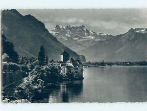 old rppc PANORAMIC VIEW OF TOWN Montreux - Lake Geneva Switzerland HM2345