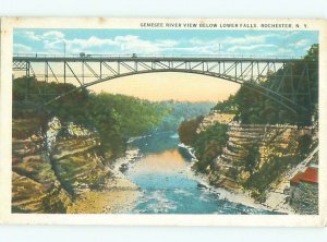 W-border RIVER SCENE Rochester New York NY AE6416