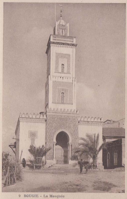 Mosque Bougie Algeria Antique Algerian Mediterranean Postcard