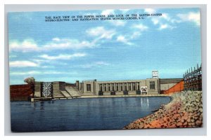 Vintage 1940s Postcard Santee Cooper Hydroelectric Moncks Corner South Carolina