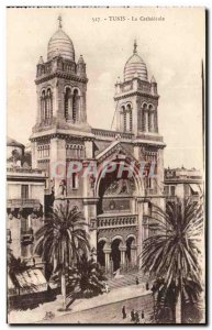 Tunisia Old Postcard Tunis The Cathedral