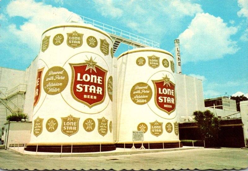 Texas San Antonio Lone Star Brewing Company World's Largest Beer Cans