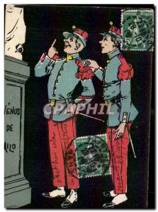 Militaria - Humor - Humor - Illustration - Old Postcard