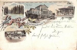 BG19806 gruss aus bad schwalbach germany litho