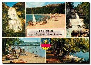 Postcard Modern Jura Region Lakes