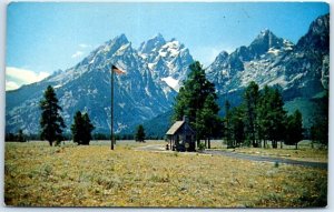 Postcard - Teton Peaks - Wyoming