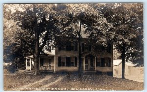 RPPC  SALISBURY, Connecticut CT ~ Annex WHITE HART INN ca 1920s  Postcard