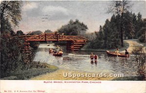Rustic Bridge, Washington Park - Chicago, Illinois IL