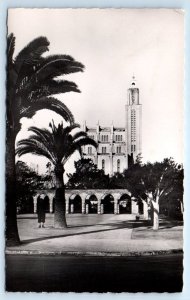 RPPC CASABLANCA La Cathedrale MOROCCO Postcard