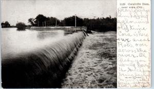 CORALVILLE, IA Iowa   CORALVILLE  DAM   1906  near Iowa City  Postcard