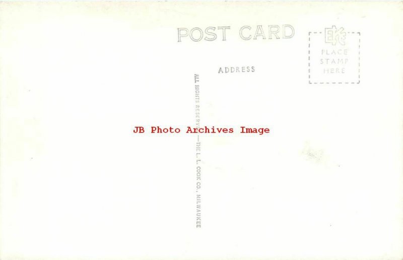 NE, Neligh, Nebraska, RPPC, Main Street, Business Section, Cook Photo No M201
