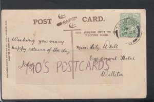 Family History Postcard - White - Egremont Hotel, Williton, Somerset RF4045